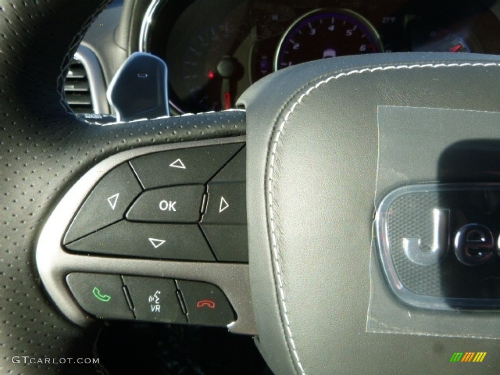 2017 Grand Cherokee SRT 4x4 - Diamond Black Crystal Pearl / Black/Sepia photo #20