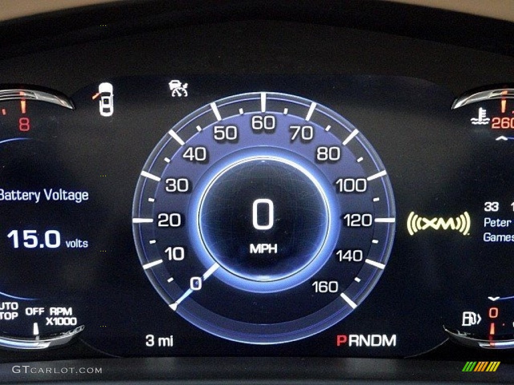 2017 Cadillac CT6 3.6 Platinum AWD Sedan Gauges Photo #118787206