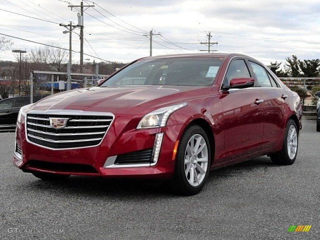 Crystal White Tricoat 2017 Cadillac CTS FWD Exterior Photo #118787389