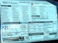 2017 Cadillac CTS FWD Window Sticker