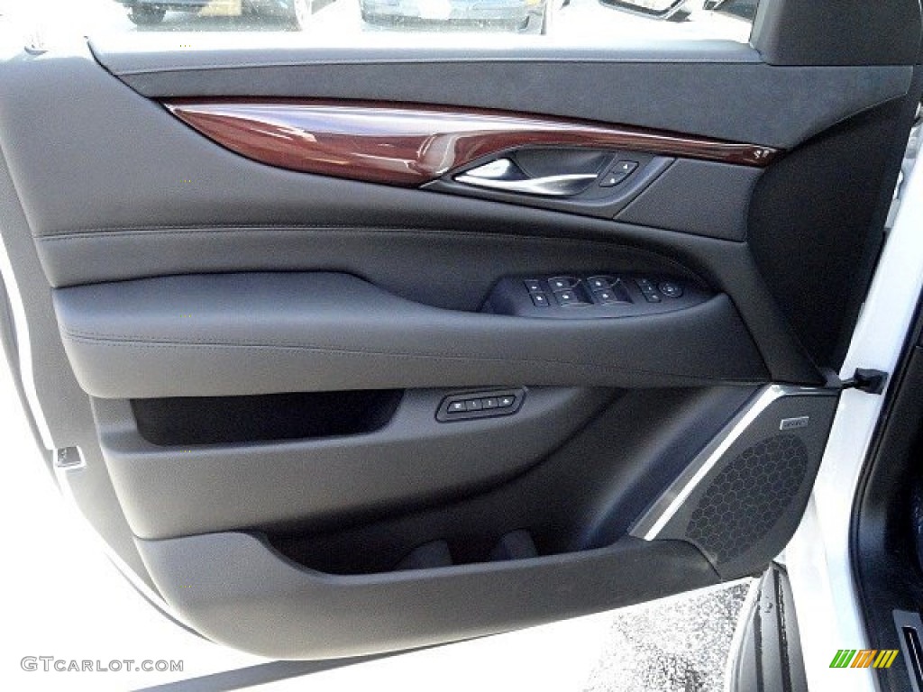 2017 Cadillac Escalade Luxury 4WD Jet Black Door Panel Photo #118788652