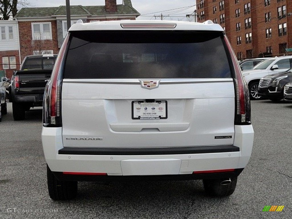 2017 Escalade ESV Luxury 4WD - Crystal White Tricoat / Shale/Cocoa Accents photo #5