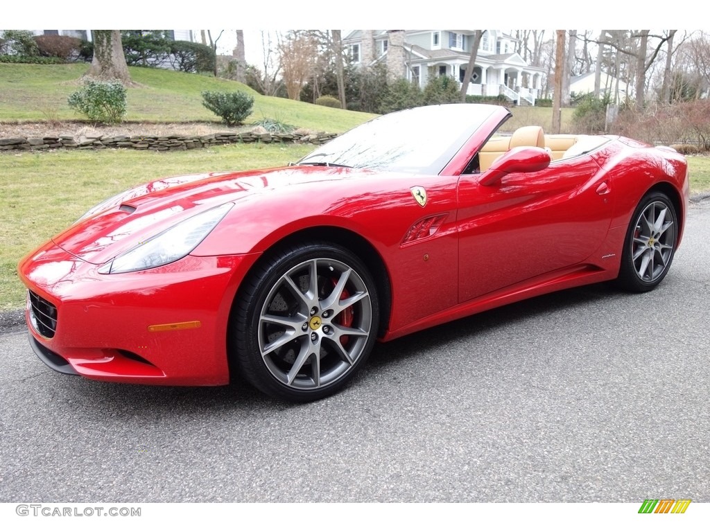 2012 California  - Rosso Corsa (Red) / Beige (Beige) photo #1