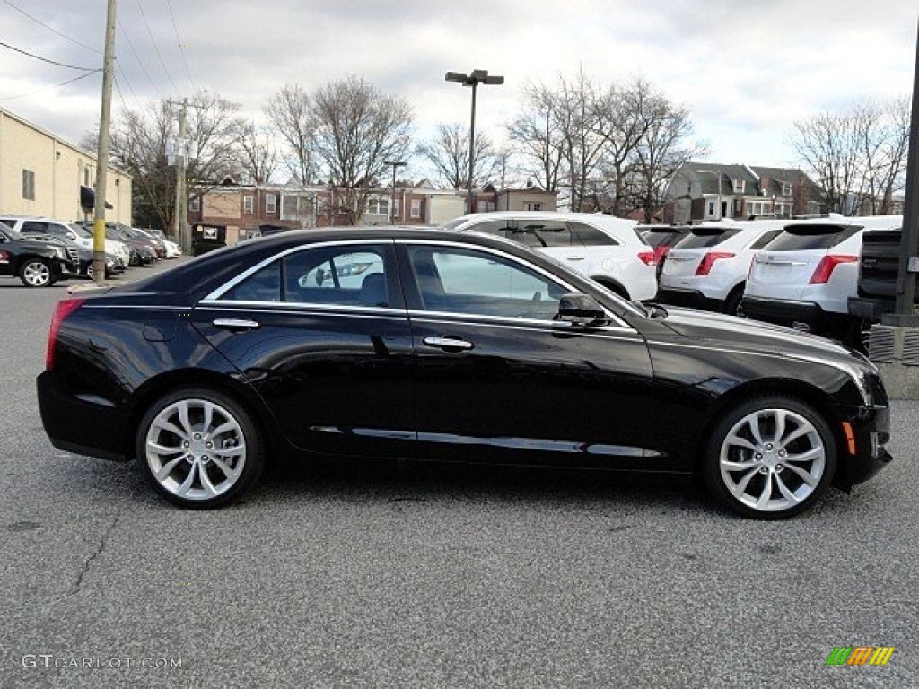 Stellar Black Metallic 2017 Cadillac ATS Premium Perfomance Exterior Photo #118790290