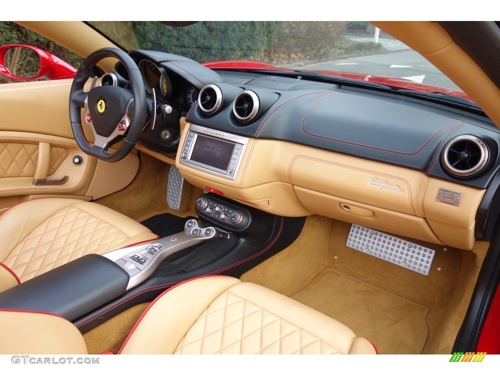 2012 Ferrari California Standard California Model Beige (Beige) Dashboard Photo #118790428