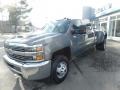 Pepperdust Metallic - Silverado 3500HD Work Truck Crew Cab Dual Rear Wheel 4x4 Photo No. 3