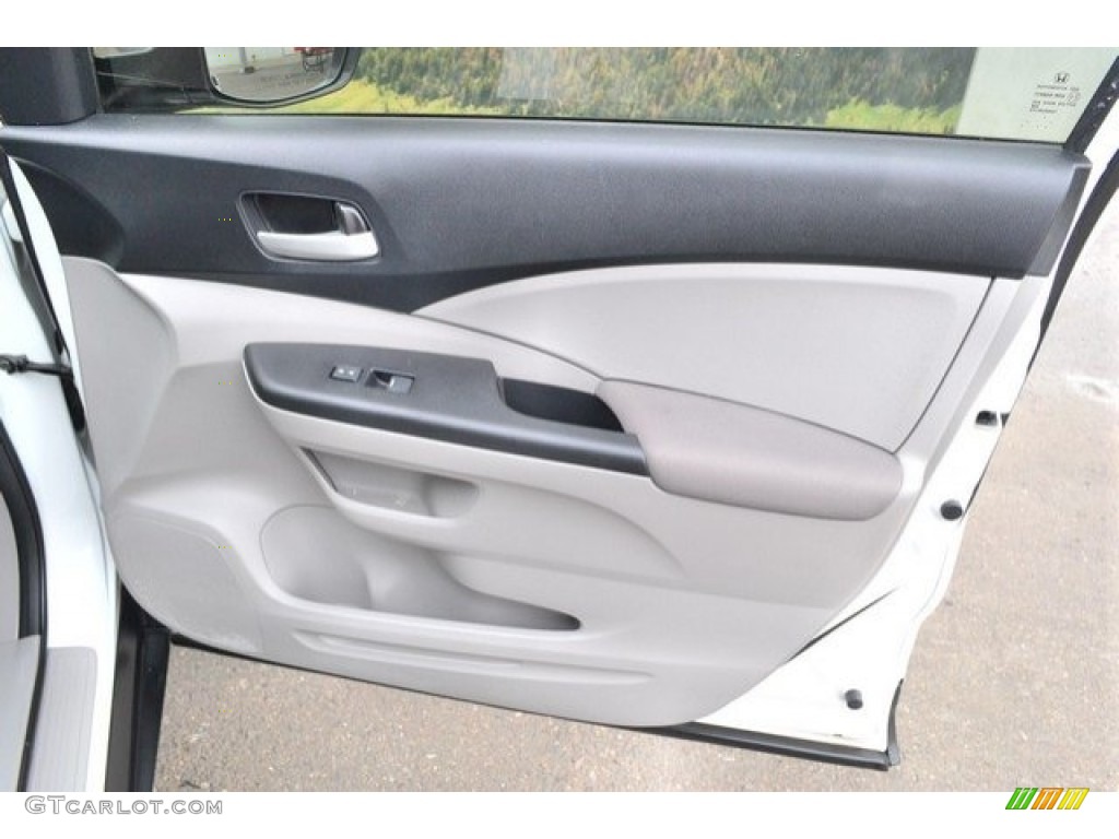 2013 Honda CR-V LX AWD Gray Door Panel Photo #118790728