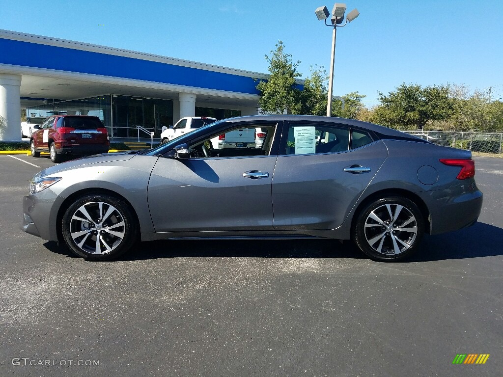 2017 Maxima SV - Gun Metallic / Cashmere photo #2