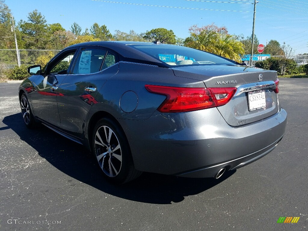 2017 Maxima SV - Gun Metallic / Cashmere photo #3