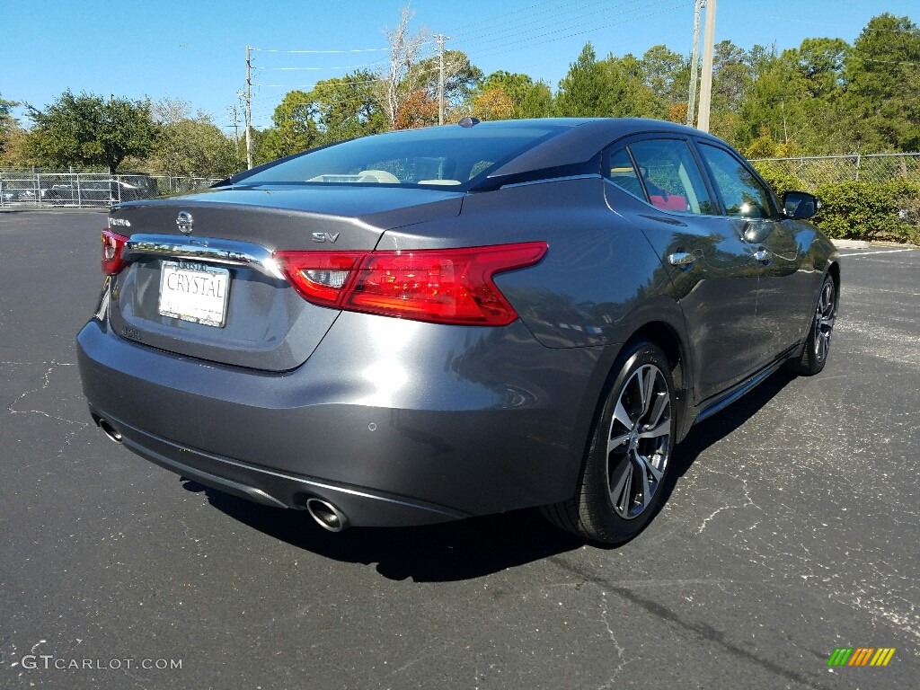2017 Maxima SV - Gun Metallic / Cashmere photo #5