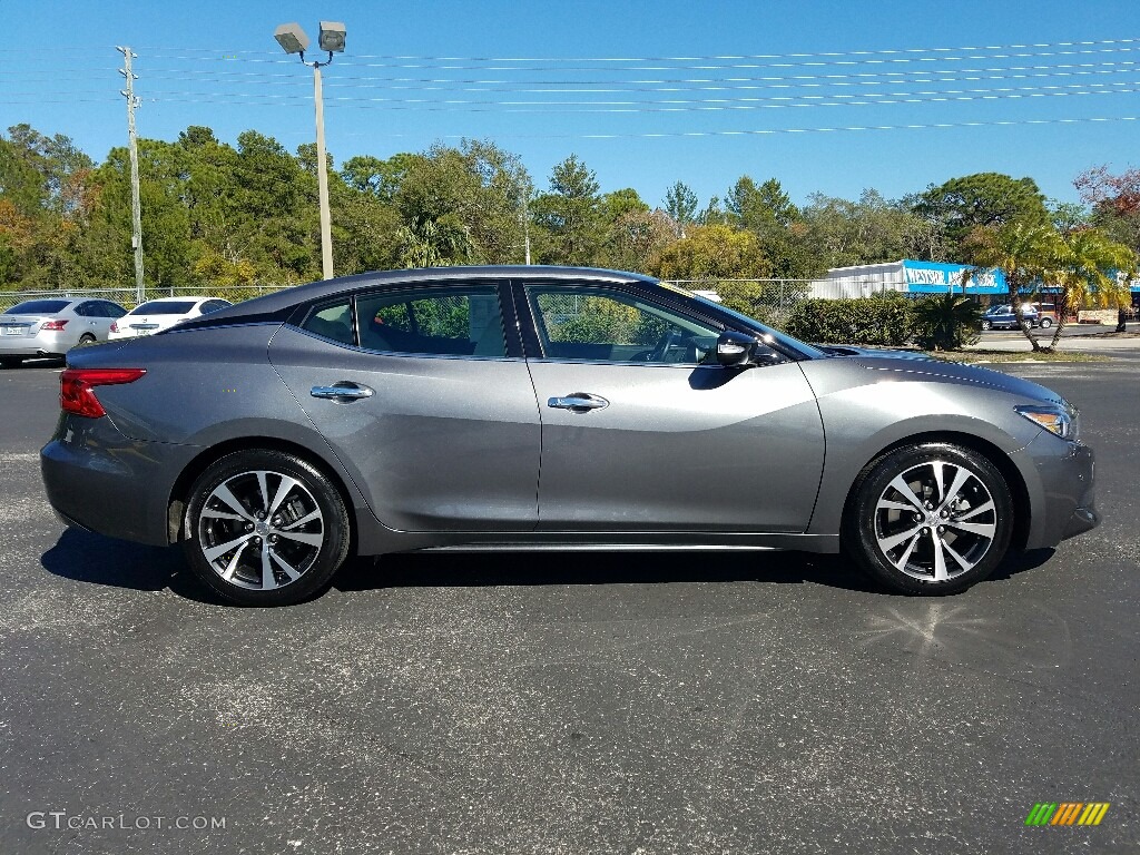 2017 Maxima SV - Gun Metallic / Cashmere photo #6