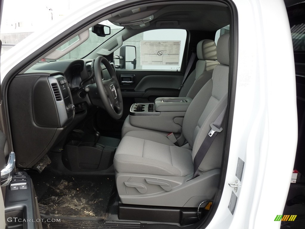 Jet Black Interior 2017 GMC Sierra 3500HD Regular Cab 4x4 Dump Truck Photo #118791064