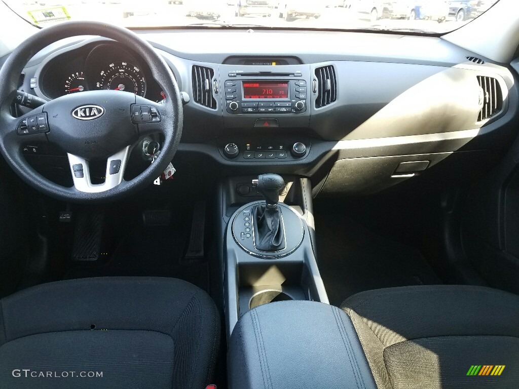 2011 Sportage LX - Twilight Blue / Black photo #14