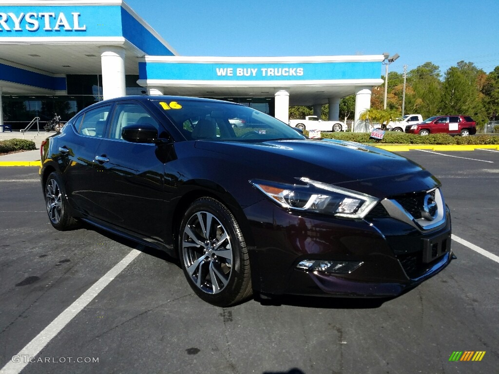 2016 Maxima S - Bordeaux Black / Cashmere photo #3