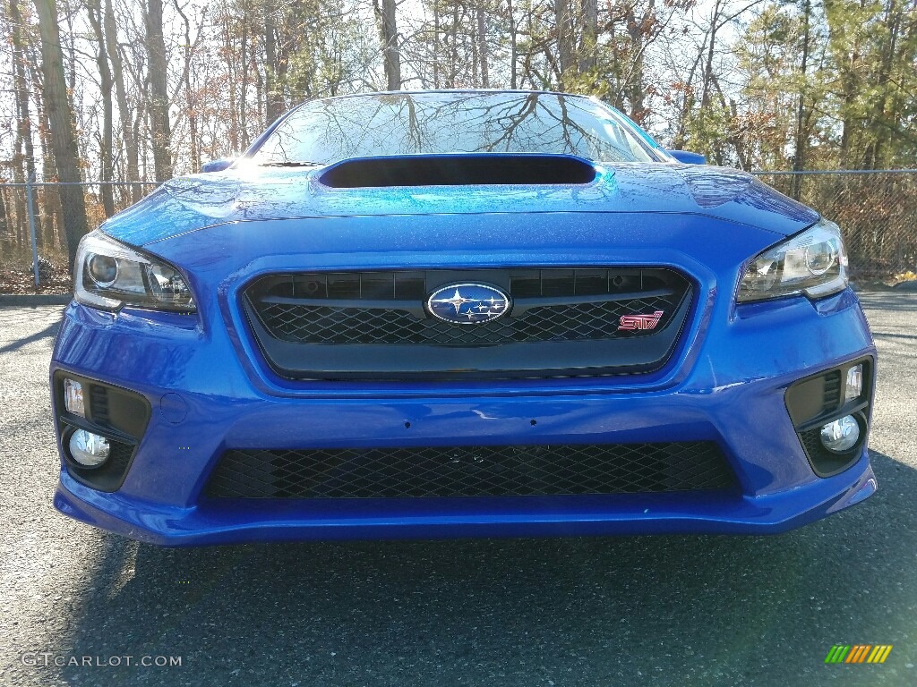 2017 WRX STI - WR Blue Pearl / Carbon Black photo #2