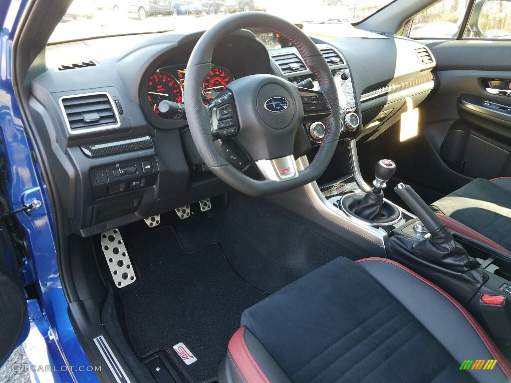 Carbon Black Interior 2017 Subaru Wrx Sti Photo 118791385