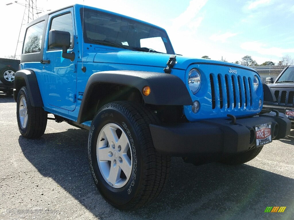 2017 Wrangler Sport 4x4 - Chief Blue / Black photo #1