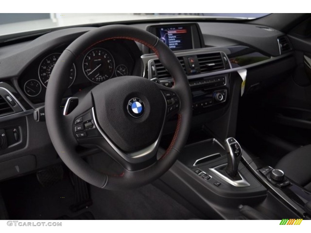 2017 3 Series 330i Sedan - Mineral White Metallic / Black photo #11