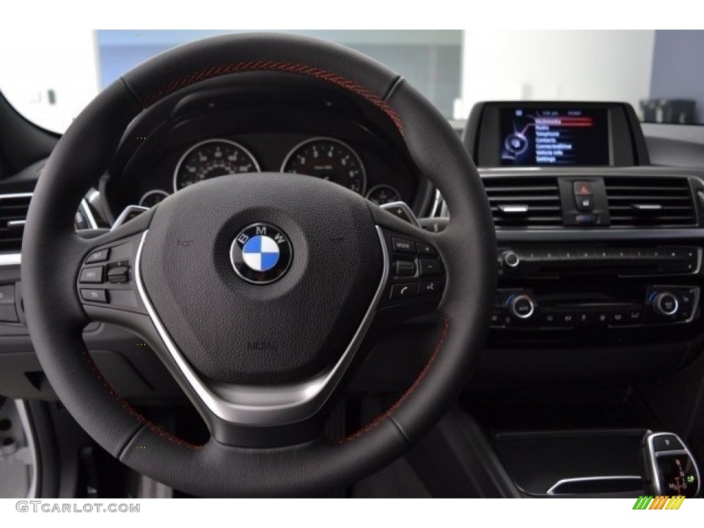 2017 3 Series 330i Sedan - Mineral White Metallic / Black photo #28