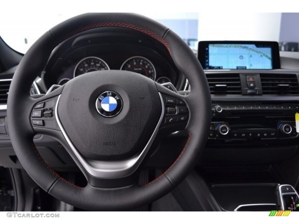 2017 3 Series 330i Sedan - Mineral Grey Metallic / Black photo #28