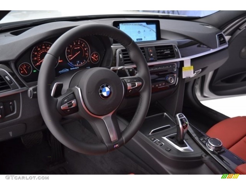 2017 3 Series 340i Sedan - Alpine White / Coral Red photo #11