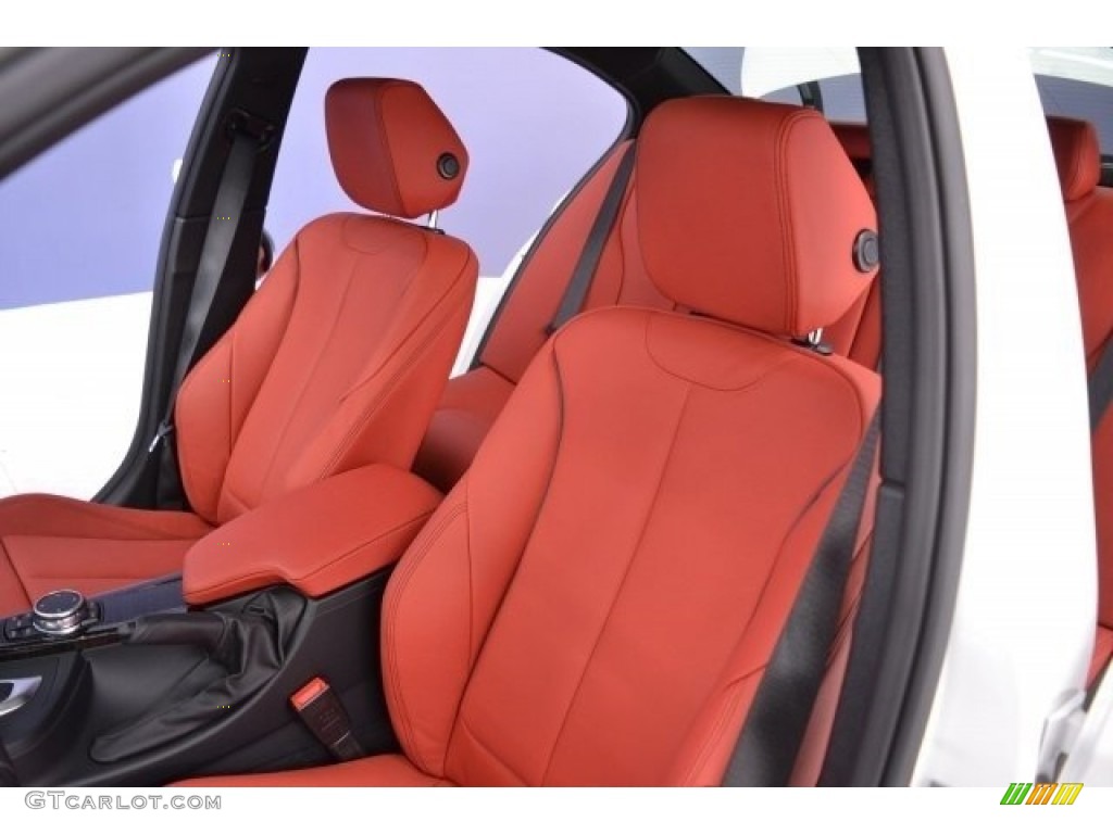 2017 3 Series 340i Sedan - Alpine White / Coral Red photo #12