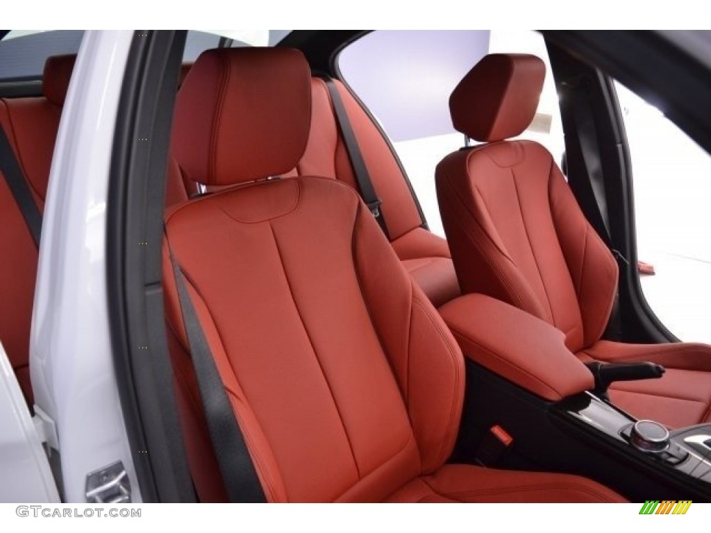 2017 3 Series 340i Sedan - Alpine White / Coral Red photo #17