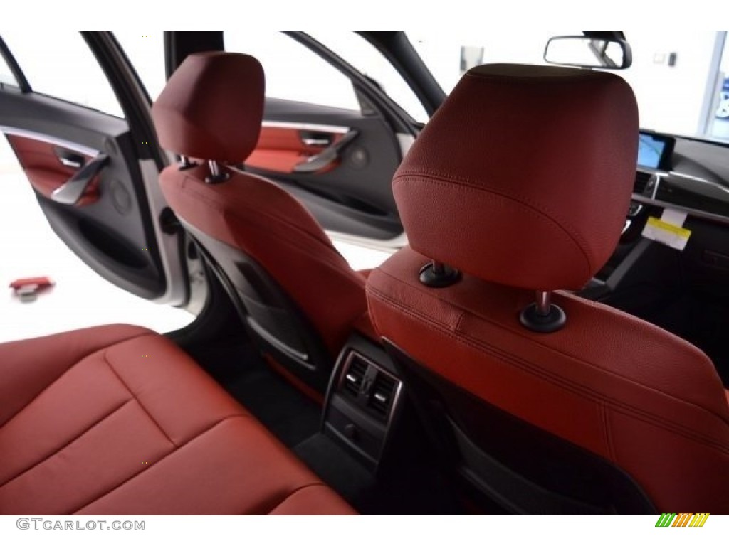 2017 3 Series 340i Sedan - Alpine White / Coral Red photo #19