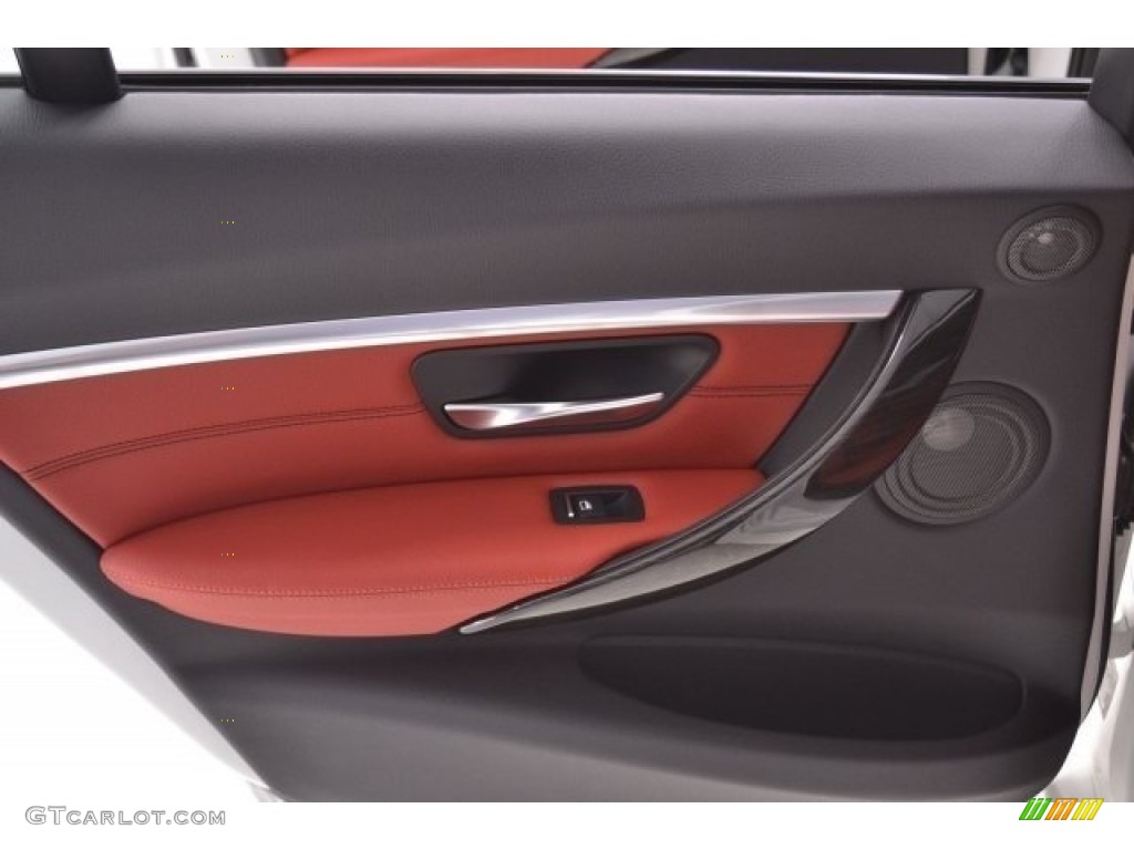 2017 3 Series 340i Sedan - Alpine White / Coral Red photo #20