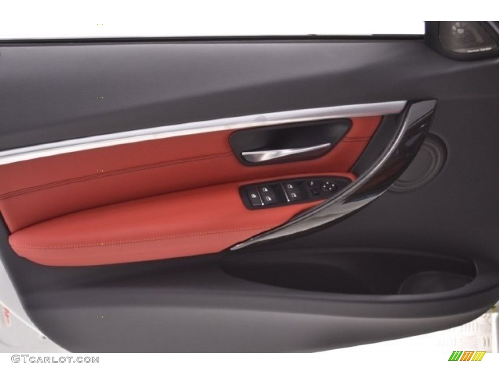 2017 3 Series 340i Sedan - Alpine White / Coral Red photo #21