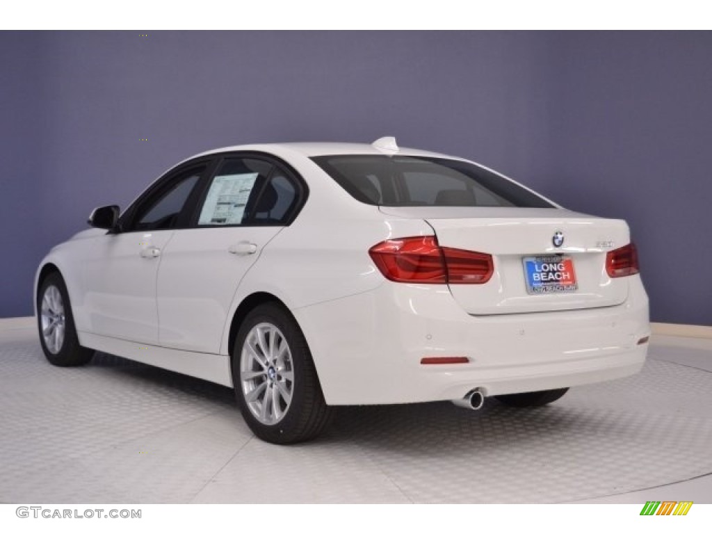 2017 3 Series 320i Sedan - Alpine White / Black photo #5