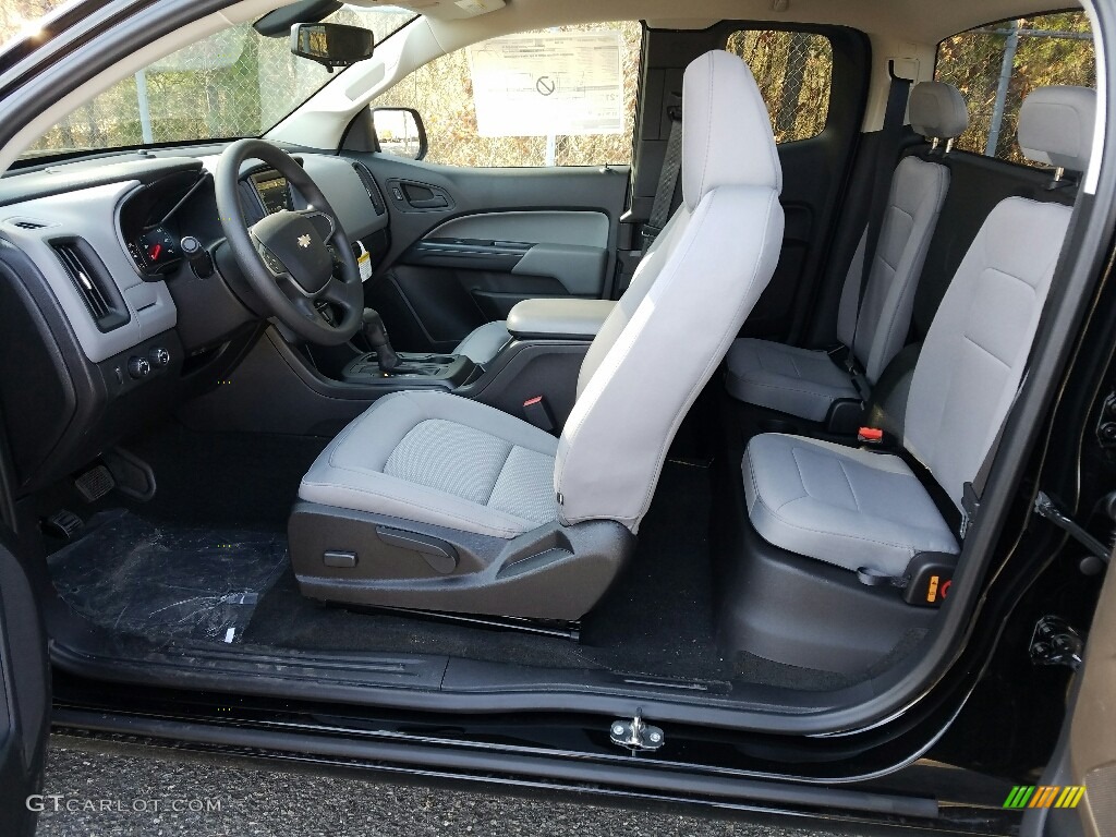 Jet Black/­Dark Ash Interior 2017 Chevrolet Colorado WT Extended Cab 4x4 Photo #118797338
