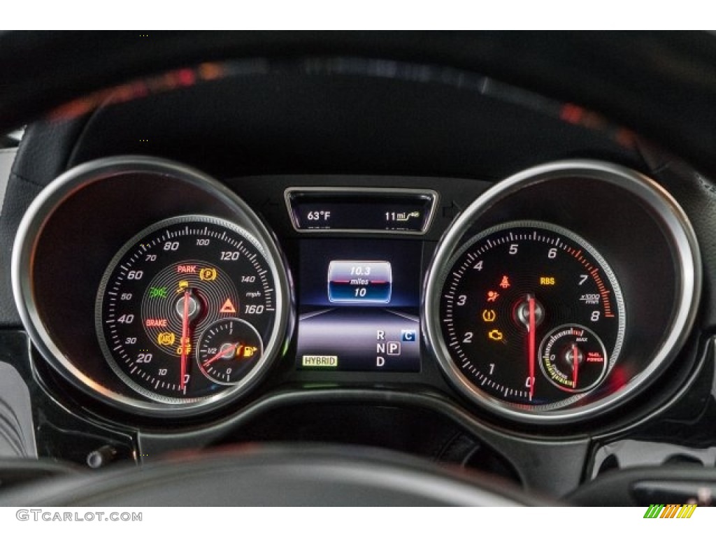 2017 Mercedes-Benz GLE 550e Gauges Photo #118798824