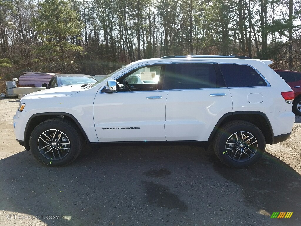 2017 Grand Cherokee Limited 4x4 - Bright White / Black photo #3