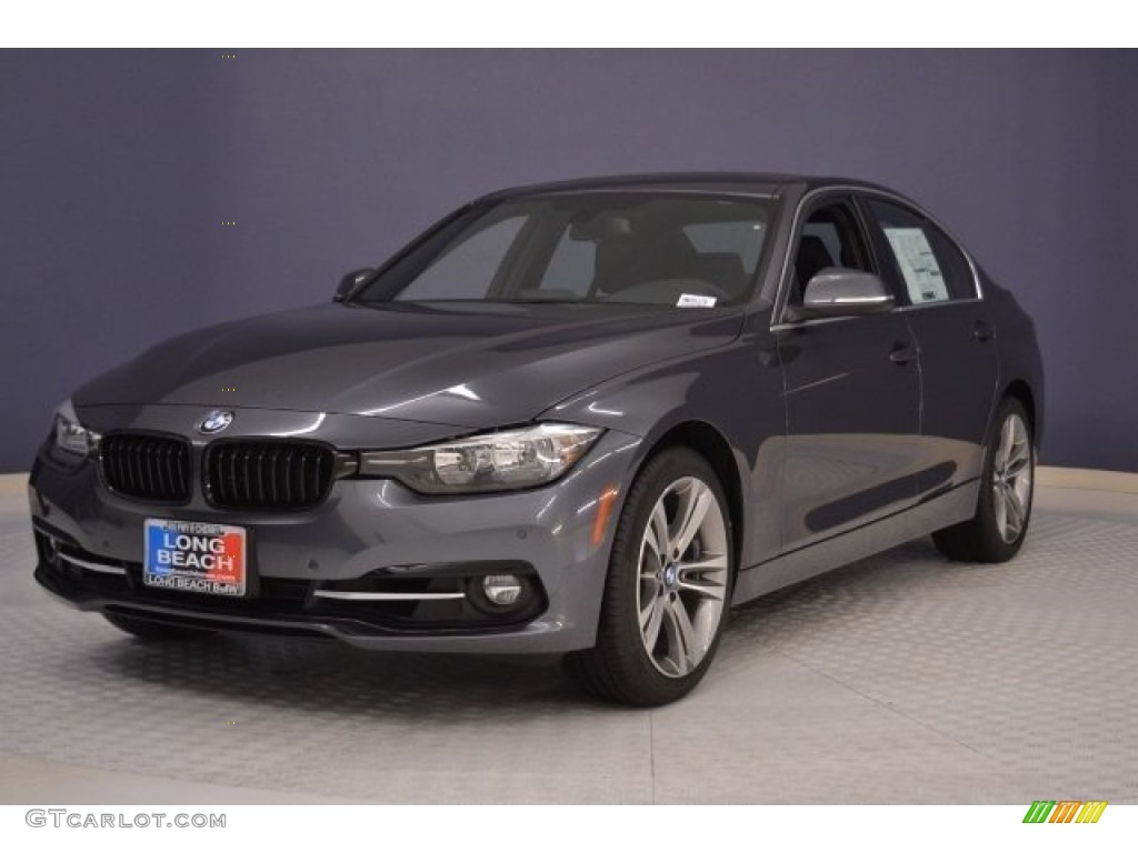 2017 3 Series 330i Sedan - Mineral Grey Metallic / Black photo #3