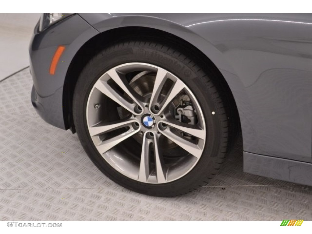2017 3 Series 330i Sedan - Mineral Grey Metallic / Black photo #9