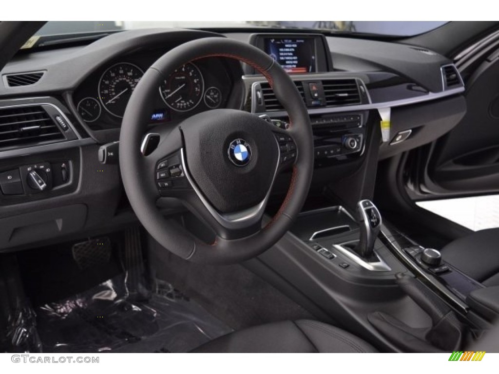 2017 3 Series 330i Sedan - Mineral Grey Metallic / Black photo #12