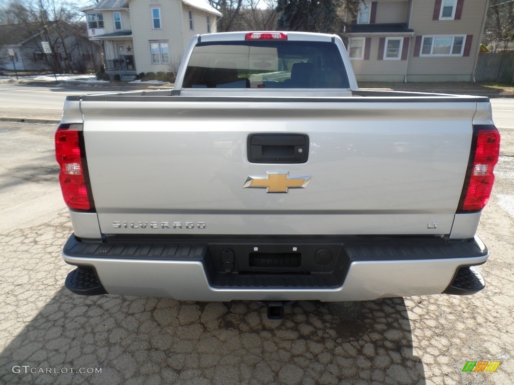 2017 Silverado 1500 LT Double Cab 4x4 - Silver Ice Metallic / Dark Ash/Jet Black photo #6