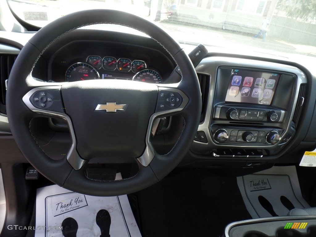 2017 Silverado 1500 LT Double Cab 4x4 - Silver Ice Metallic / Dark Ash/Jet Black photo #20