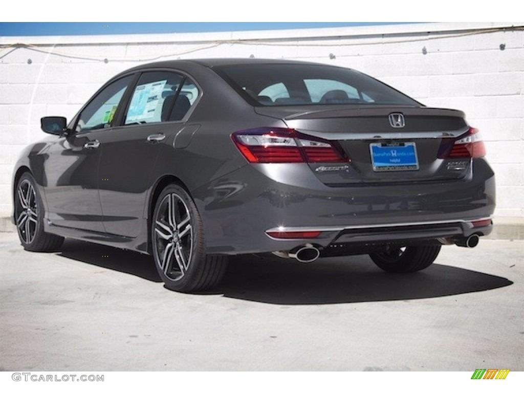 2017 Accord Sport Special Edition Sedan - Modern Steel Metallic / Black photo #2