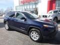 True Blue Pearl 2014 Jeep Cherokee Latitude 4x4