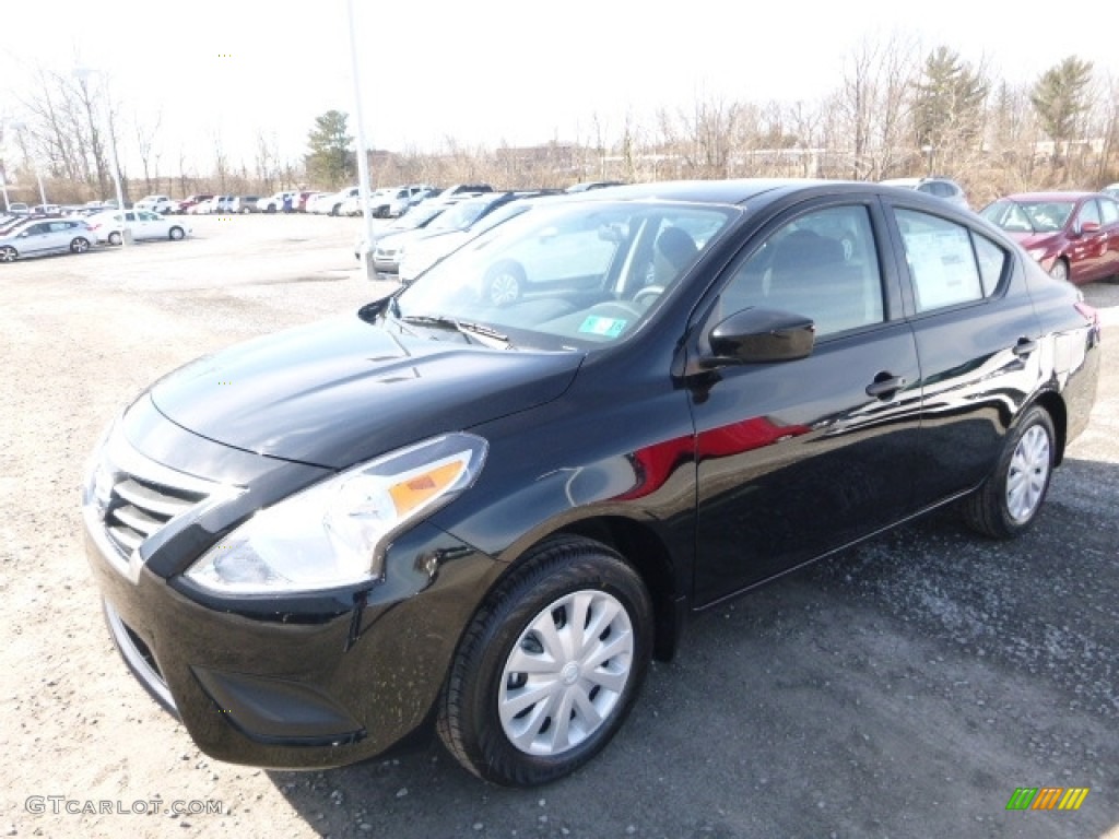 Super Black 2017 Nissan Versa S Exterior Photo #118806943
