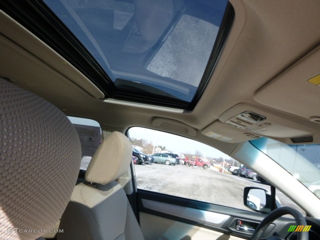 2017 Outback 2.5i Premium - Crystal White Pearl / Warm Ivory photo #4