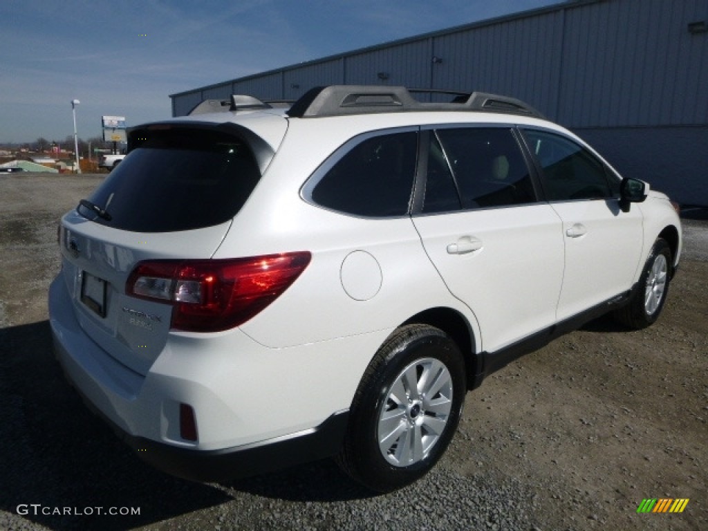 2017 Outback 2.5i Premium - Crystal White Pearl / Warm Ivory photo #7