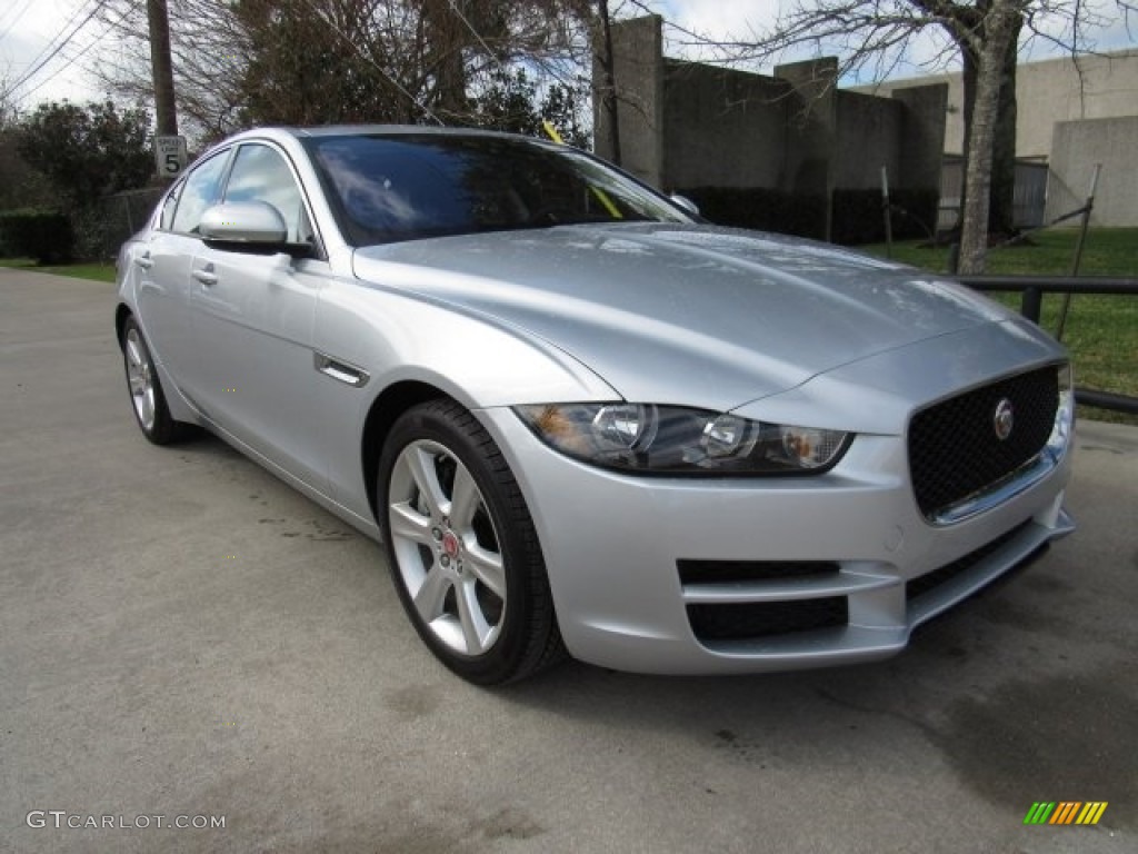 Rhodium Silver 2017 Jaguar XE 25t Premium Exterior Photo #118807636
