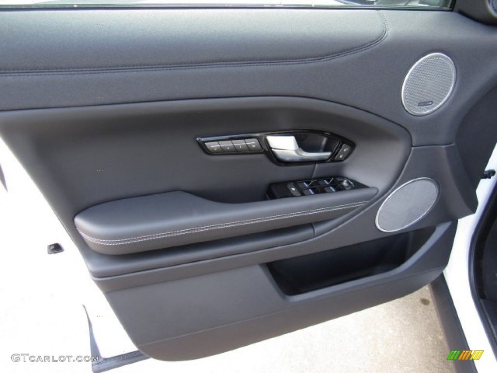 2017 Land Rover Range Rover Evoque HSE Ebony/Ebony Door Panel Photo #118807747