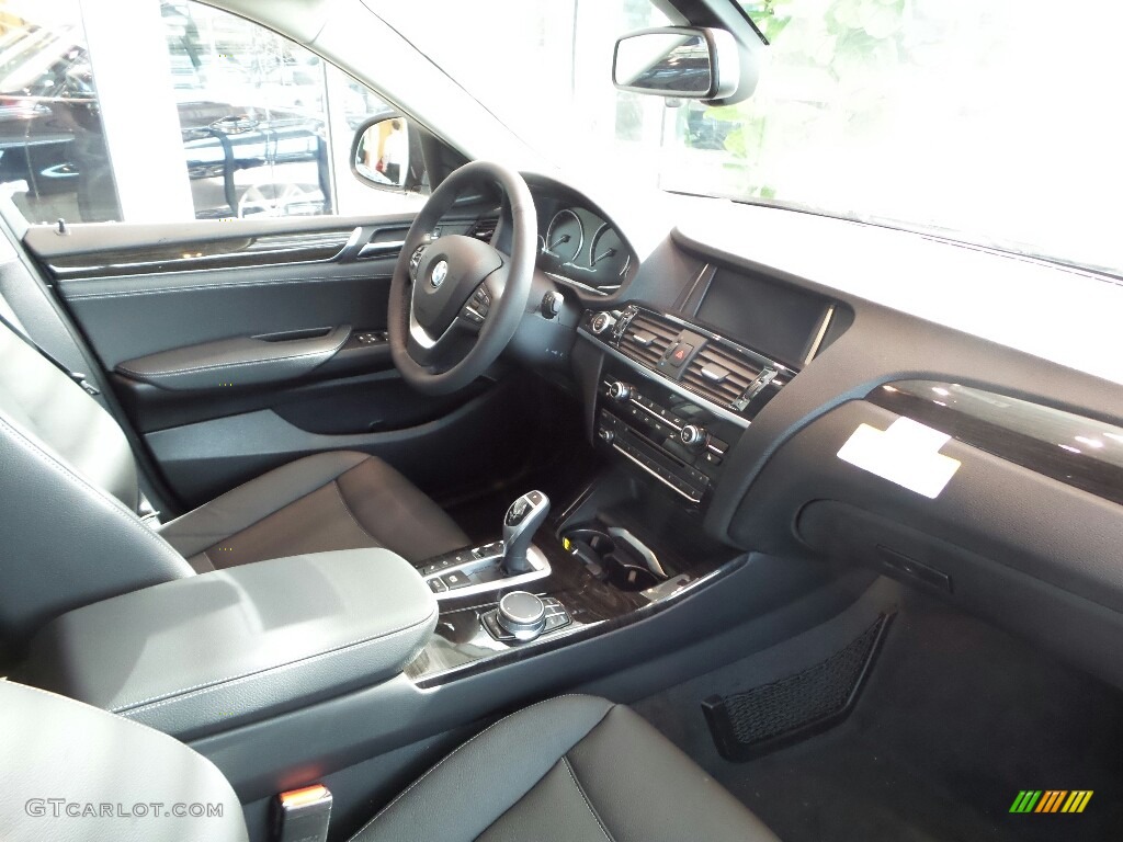 Black Interior 2017 BMW X4 xDrive28i Photo #118808802
