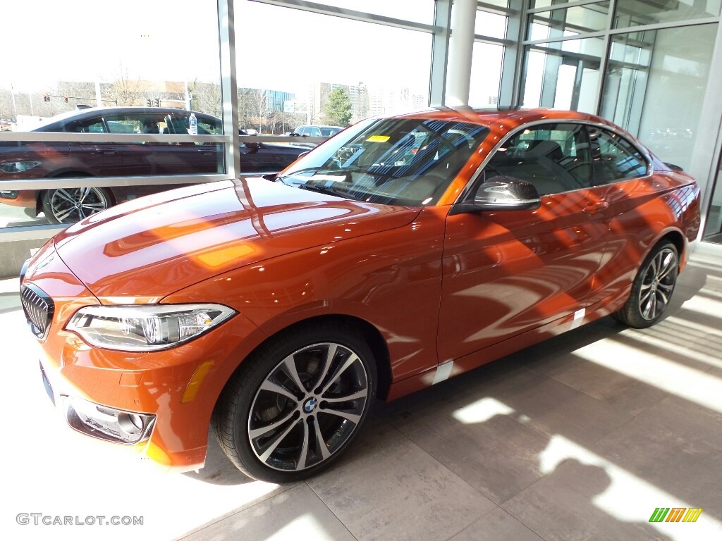 Valencia Orange Metallic 2017 BMW 2 Series 230i xDrive Coupe Exterior Photo #118809195
