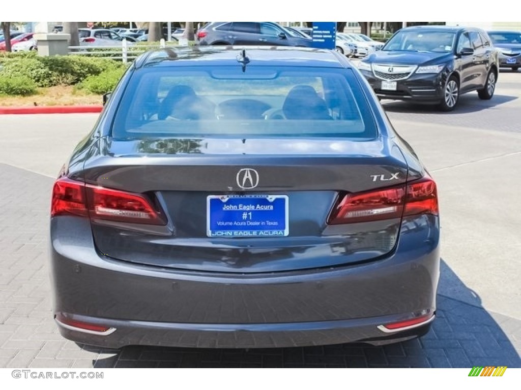 2017 TLX V6 Advance Sedan - Modern Steel Metallic / Ebony photo #6