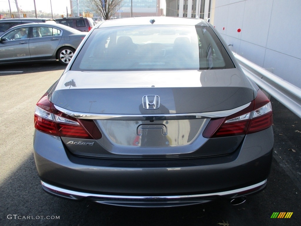 2016 Accord EX-L Sedan - Modern Steel Metallic / Black photo #5
